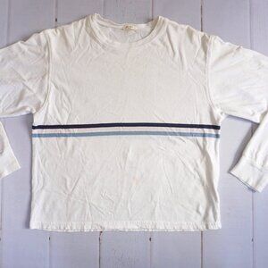 John Galt Brandy Melville Long Sleeve Shirt Striped, Size S